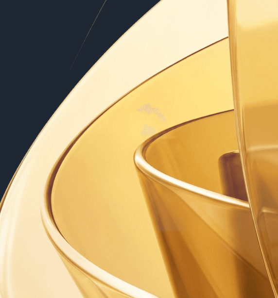 Golden Clover Glass Design 3